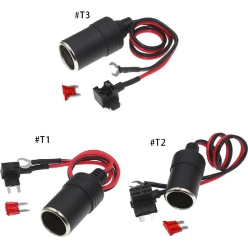 USB 12V Adapter Car Cigarette Lighter Socket Female Power Port Outlet Waterproof for Electronic Dog Driving Recorder A70F