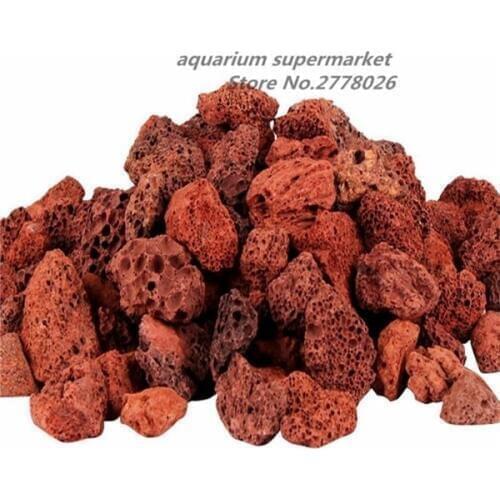Aquarium filter material fish tank landscape furnishing volcanic stone water plant grow fix fish tank bottom sand