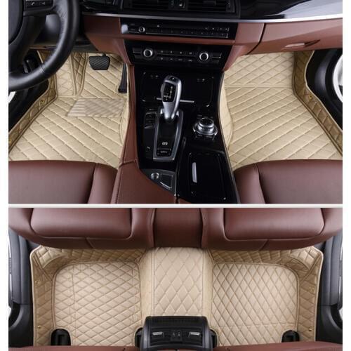 CHOWTOTO Custom Special Car Floor Mats For Mitsubishi Pajero Sport 7seats Durable Carpet For Pajero Sport 7 Seats