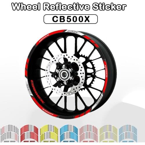 FOR HONDA CB500X CB 500X CB500 X Motorcycle Decorative Stripe Sticker Front Rear Wheel Reflective Decal Accessories