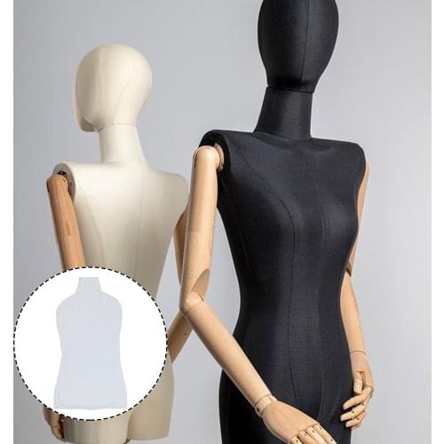 1Pc Dummy Upper Body Cotton Cover Durable Mannequin Body Overlay Dummy Prop