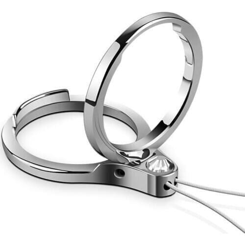 Metal Lanyard for Keys Phones Strap Universal Keycord Lanyards Finger Mobile Holder Stand Accessories for IPhone 11 Plus Huawei