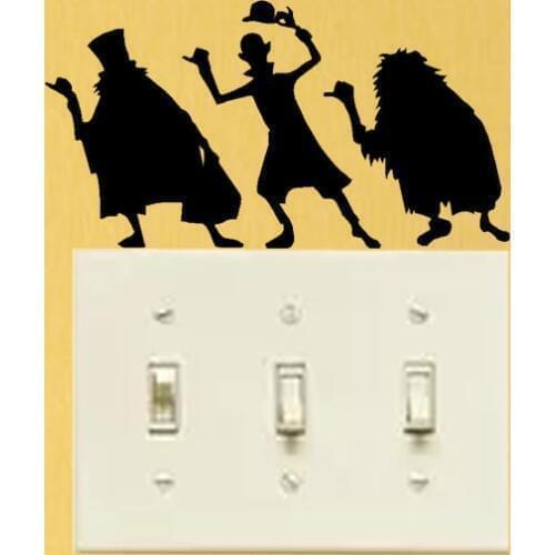 Hitchhiking Ghost Fashion Wall Sticker Home Decor Switch Decal Vinyl 6SS0300