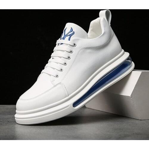 Air Cushion White Shoes Mens Shoes Spring 2021 New Low-top All-match Breathable Trend Fashion Youth Casual Shoes Mens Shoes