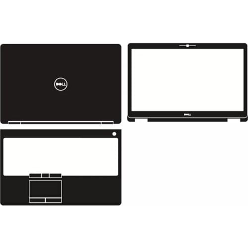 Laptop Carbon Skin Sticker Cover For Dell Latitude E5570 E5550 3340/E5440 with pointing and fingerprint/inspiron 15R N5010 M5010