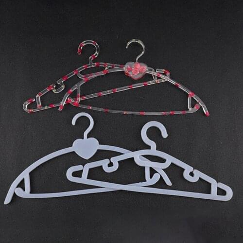 DIY Crafts Clothing Stand Crystal Epoxy Resin Mold Clothes Hanger Silicone Mould T84A