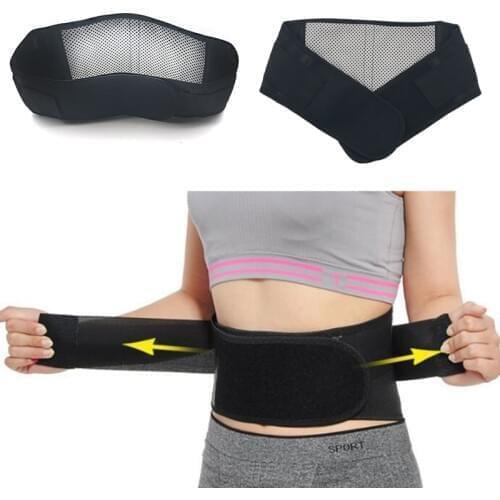 Adjustable Waist Tourmaline Self heating Magnetic Therapy Back Waist Support Belt Lumbar Brace Massage Band Health Care