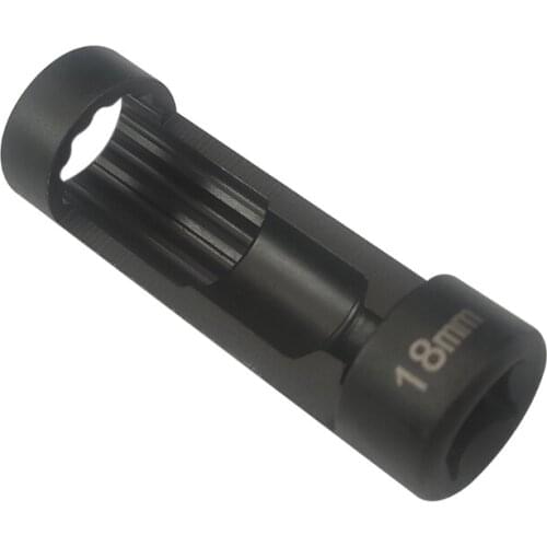 Sterose Strut Nut Socket Front Suspension Strut Socket Tool for Porsche-Compatible 1/2in DR. X 18mm