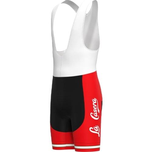 1973 Competition Spain La Casera Team Man Retro Cycling shorts Clothing Triathlon Biker Bib Shorts Pantalones de ciclismo hombre