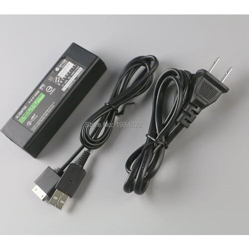 OCGAME EU Plug&US Plug Charger Power Supply AC Adapter Home Wall for PlayStation Portable PSP Go pspgo Charging Cable Data Cord