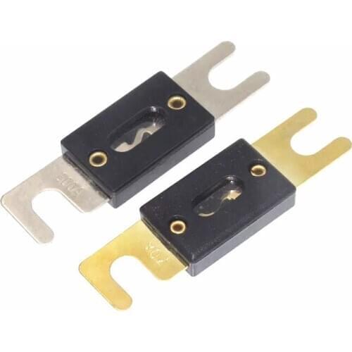 10pcs/lot Golden Nickel Plated Auto Car Audio Protection ANL Fuse