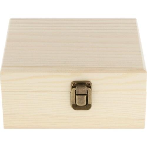 12 Grids 15ml Handmade Wood Essential Oil Display Storage Box Carrying Case