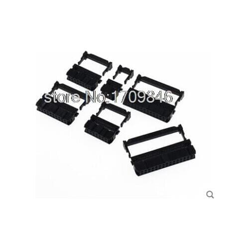 50pcs IDC FC-20 FC-26 FC-30 FC-40 Connector 20PIN 26PIN 30PIN 40 PIN Female Header 2.54 mm Connector