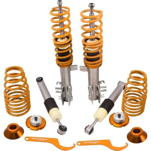 Adjustable Height Shock Strut For Fiat 500 1.4 Abarth 2008-2012 Coilover Suspension Front Rear Kits