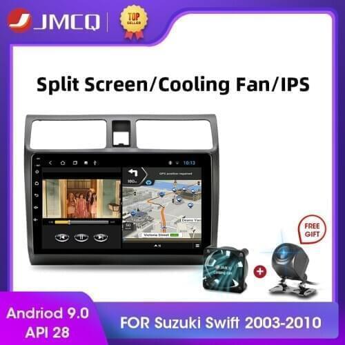 JMCQ Android 9.0 2+32G DSP Car Radio Multimidia Video Player Navigation GPS Car Stereo For Suzuki Swift 2005-2010 2din Head Unit