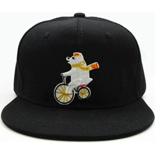 Cartoon bear embroidery Baseball Cap hip-hop cap Adjustable Snapback Hats for men and women 363