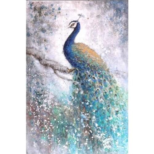 BMBY-DIY Diamond Painting Full Drill Rhinestone Embroidery for Adult Diamond Painting Kit Paint with Diamonds Peacock
