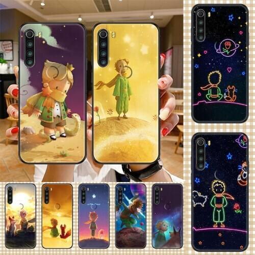 Cartoon Le Petit Prince Phone case For Xiaomi Redmi Note 7 7A 8 8T 9 9A 9S 10 K30 Pro Ultra black pretty cell cover 3D shell