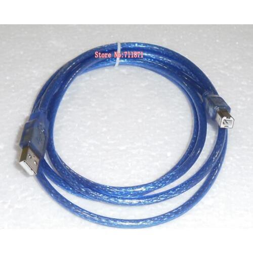 Length 1.5M A Male to B Male USB2.0 Printer Cable 28AWG+24AWG GAUGE High PerFormance USB Printer Line blue usb2.0 Wire