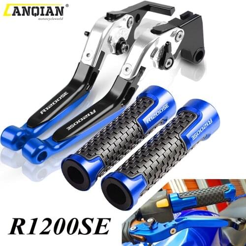 For BMW R1200SE 2010 2011 2012 2013 Motorcycle Accessories CNC Adjustable Brake Clutch Levers Handle Bar Grips R1200 R 1200 SE