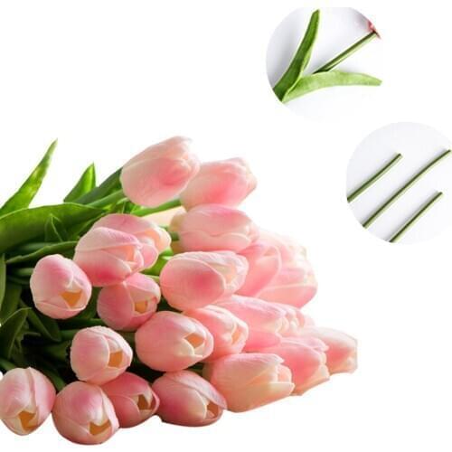 10 Pieces Wedding Decoration Simulation Garden Tulip Fake Flower Festival Home Decoration Fake Flower Bouquet