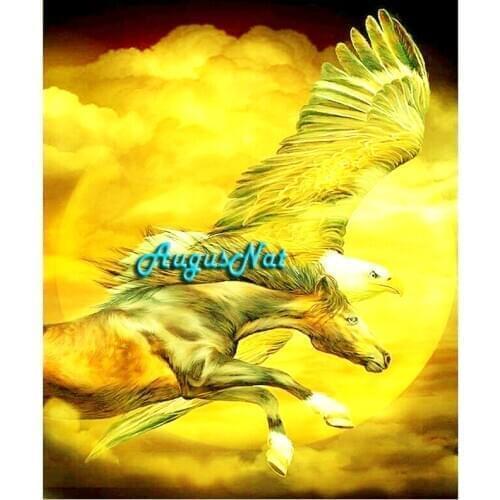 Eagle diamond painting on canvas horse wall art decor animals rhinestone painting pictures diamond dotz mosaic stickers craft