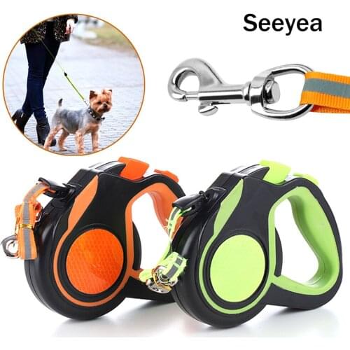 Automatic Retractable Dog Leash Reflective Dog Safety Belt Small And Medium Sized Pet Leash Nylon Leash Retractable Dog Leash