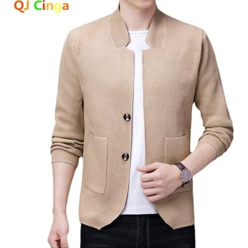 Мужские шерстяные кардиганы Qj cinga China At AliExpress