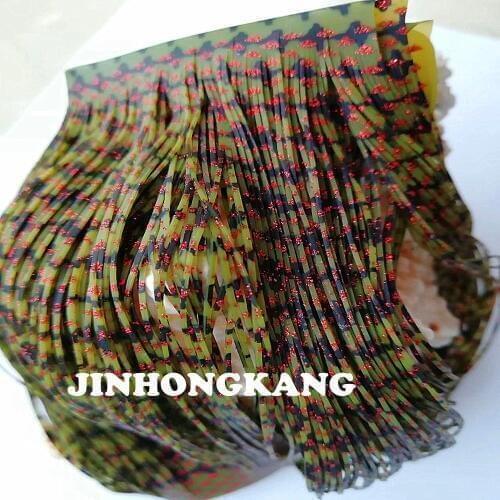 Fishing Lure Silicone Skirt Layers,Silicone Skirt Material for Tackle Craft, DIY Spinner, Rubber Jigs, Buzzbait-97