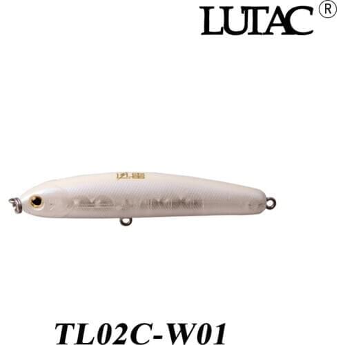 LUTAC hotsale 12g 80mm Pencil hard Stickbait Artificial Wobbler Sinking outdoor Fishing Gear