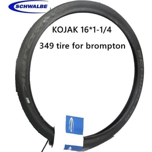 Schwalbe Kojak wired tyre 16 X 1.25 349 for Brompton bike 1pcs