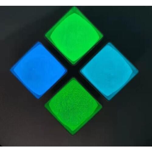 Super bright 10 grams blue, green and yellow dark luminous powder luminous powder for nails, luminous pigments