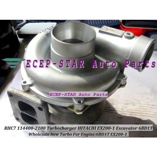 NEW RHC7 114400-2100 1-14400-2100 NH170048 TURBO TURBINE Turbocharger Fit For HITACHI EX200-1 Excavator Engine 6BD1T 6BD1-T