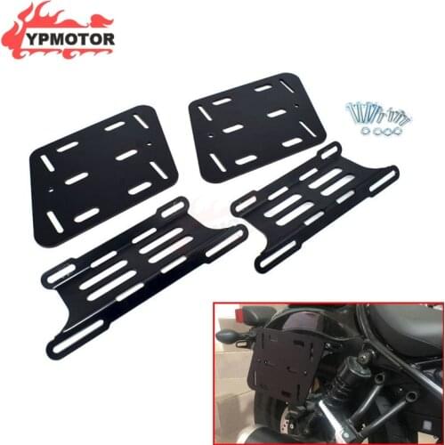 CM300/500 Street Bike Motorcycle Side Saddlebag Support Bracket Panel Trunk Bag Holder For Honda CM500 REBEL CMX300 CMX500