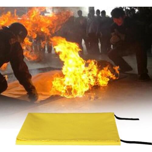 Outdoor Camping Portable Foldable Heat Resistant Square Fiber-glass Cloth Heat Insulation Mat Fireproof Blanket Barbecue Tools