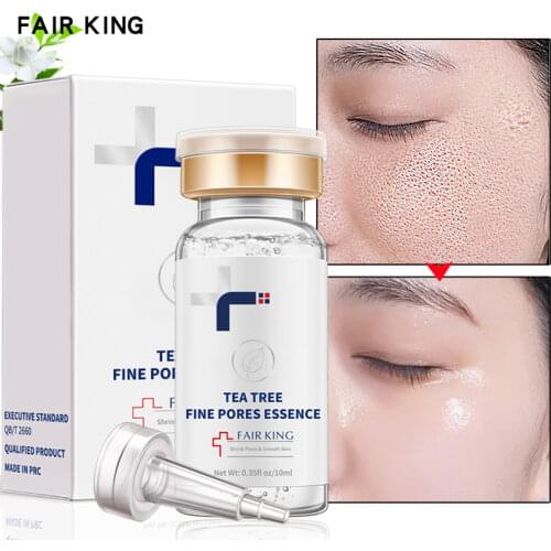 Tea Tree Shrink Pores Hyaluronic Acid liquid Moisturizing Face Serum Whitening Plant Skin Care Anti Aging Anti Wrinkle Essence