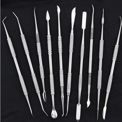 10pcs Stainless steel clay sculpture knife Sculpture tools for modeling ceramic crafts