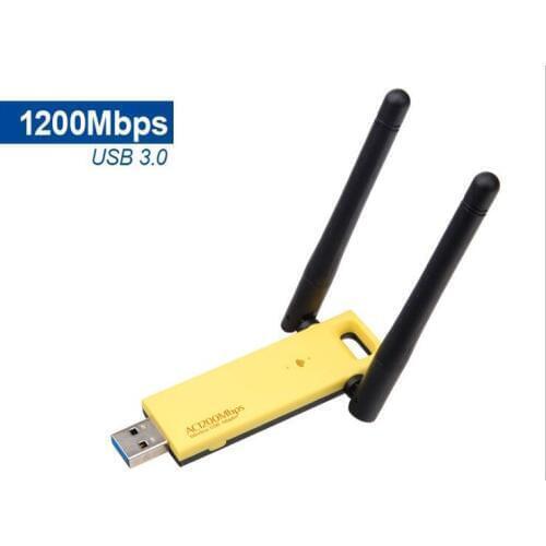 Wireless USB Adapter 1200mbps USB 3.0 Dual Band 5Ghz 2.4Ghz Adapter ethernet adapter Network Card wifi receiver USB Network Card