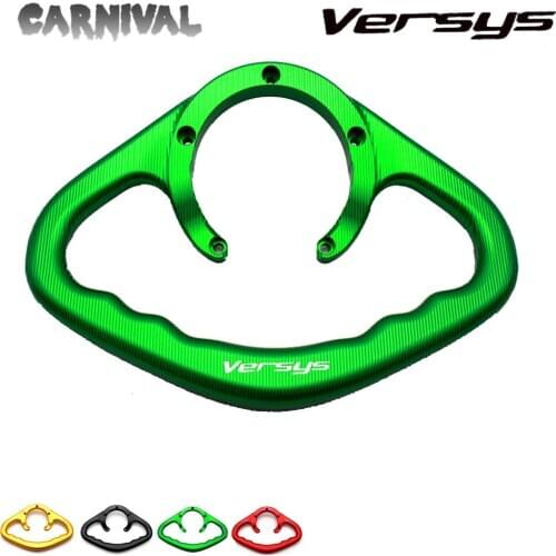 For KAWASAKI Versys 650 Versys1000 ZZR1400 Accessories Passenger Handgrips Hand Grip Tank Grab Bar Handgrips Armrest Green lo