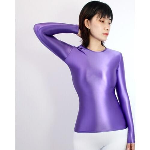 15color sexy long sleeve Japanese slim fit competitive swimming hot spring fun professional swimsuit glossy skinny swimsuit 3XL