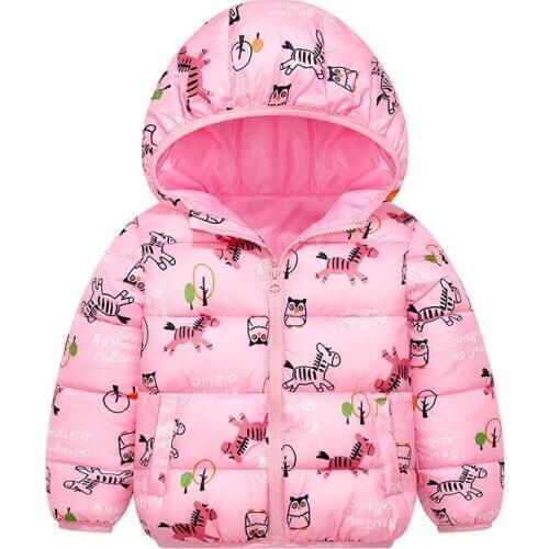 2020 New Clothes Childrens Winter Coat Baby boy and baby girl Jacket New Year Clothing for 1-7 years old