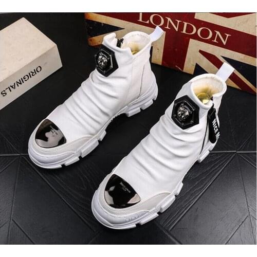 Fashion Mens Autumn Shoes Warm Winter Men Boots With Fur Soft Genuine Leather Mens Snow Boots