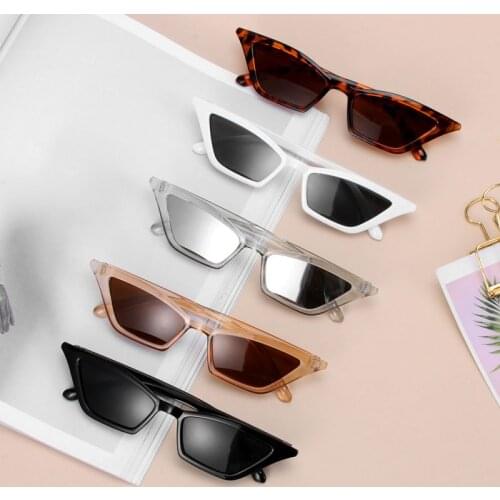 Fashion Women Retro Fashion Eye Sunglasses Vintage Cat Sunglasses Women Street Triangular Sun Glasses Trending Luxury Eyewear