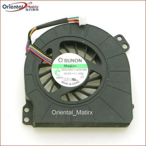 New MG62090V1-Q030-S99 DFS531205HC0T DC5V 0.5A Fan For DELL E5400 E5500 E5410 E5510 Laptop CPU Cooler Fan