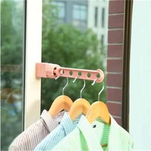Portable Adjust Hanger Clothes-Rack Coat Hangers Hook Windows outside Clothes Underwear Bra Socks Travel Of Necessary Hotle Home