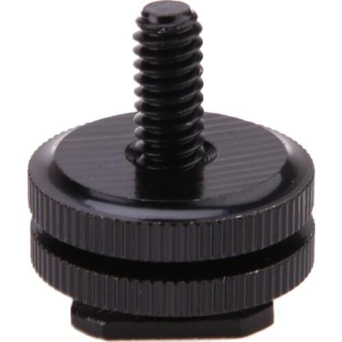 Pro 1/4"-20 Tripod Mount Screw to Flash Camera Hot Cold Shoe Adapter for NIKON SC-28 FLASH Sync Cord for YONGNUO CTR-301P