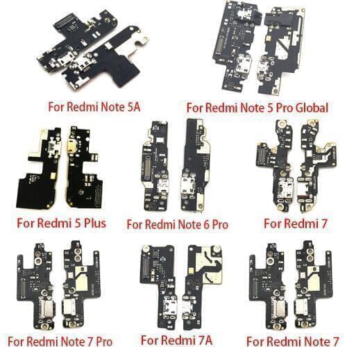 USB Port Charger Dock Plug Connector Charging Board FLex Cable For Xiaomi Redmi K20 GO S2 7A Note 6 7 5A 5 Pro Global Mi 10T