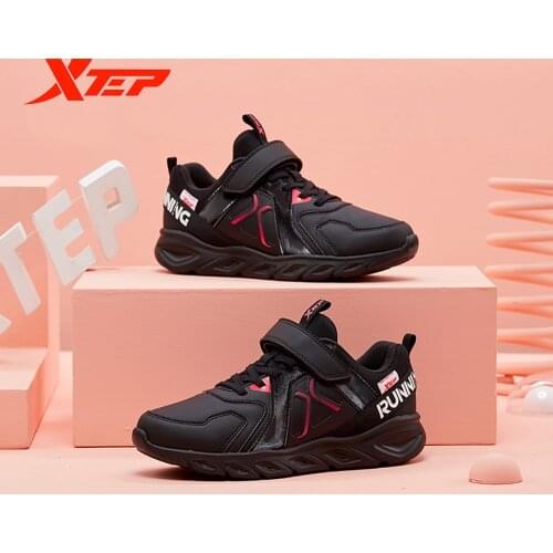 Xtep Children Running Shoes Kid Autume Soft Sneaker Anti Slip Sports Shoes Warm Comfortable Athletics Shoes 680416119805