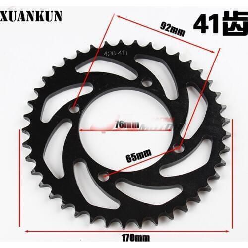 XUANKUN Off - Road Motorcycle Accessories 41 Teeth Sprocket Wheel Chain Disc C Disc