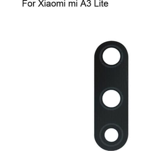 2PCS High quality For XIaomi mi A3 Lite Back Rear Camera Glass Lens test good For XIaomi miA3 Lite Replacement Parts A 3 Lite